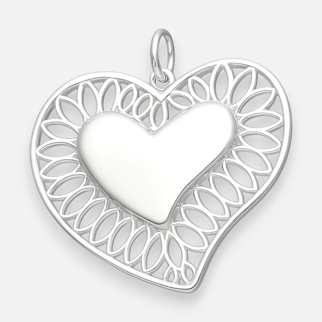 Colgante Corazón Plata